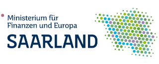 Logo "saarländisches Ministerium für Finanzen und Europa"