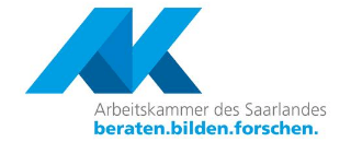 Logo "Arbeitskammer des Saarlandes"