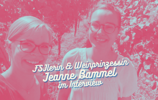 Annika Schäfer und Jeanne Bammel im Weinberg